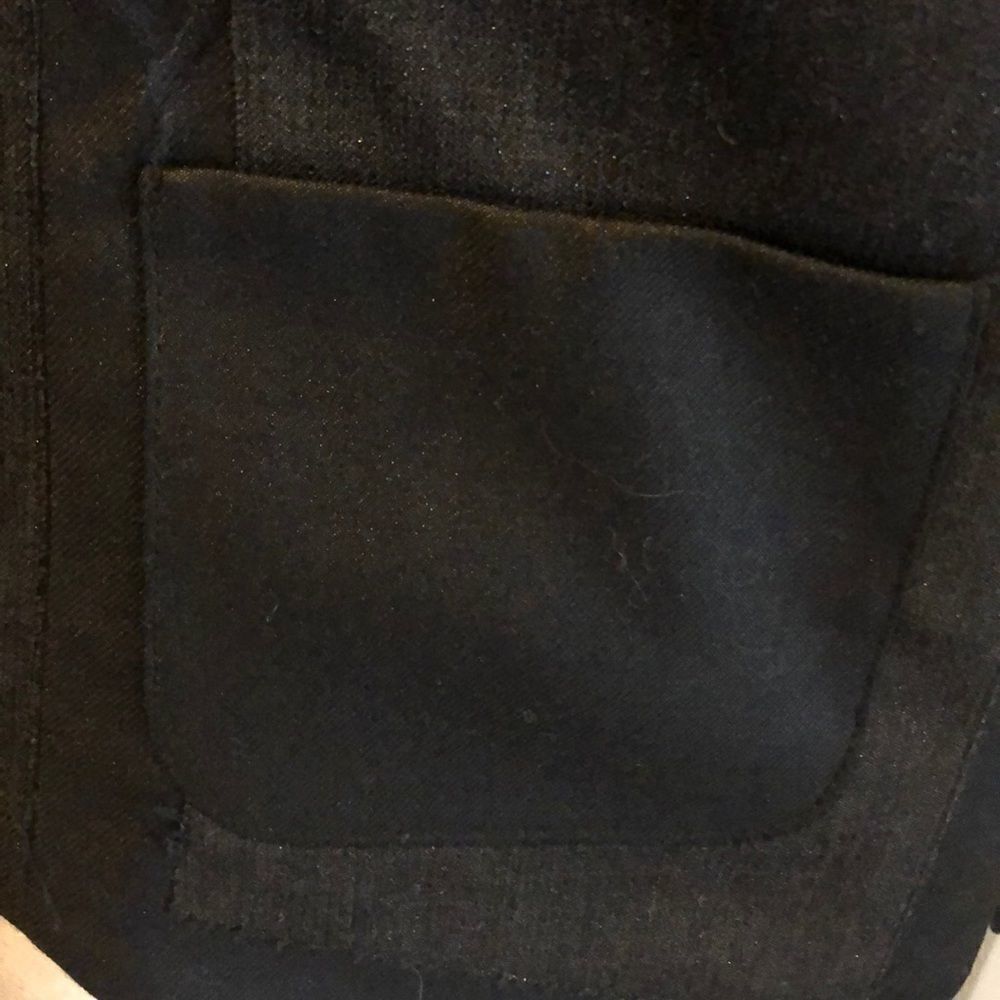 Zadig & Voltaire Deluxe Black Shimmer Zip Blazer - Size M - Picture 4 of 8